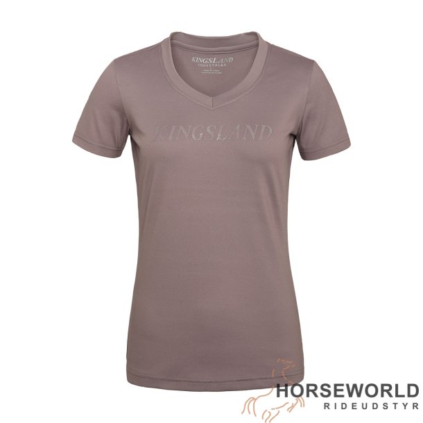 KLbianca V-Neck T-shirt - Purple Quail