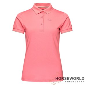 KLcallie Junior Tec Pique Polo Shirt - Pink Chateau Rose
