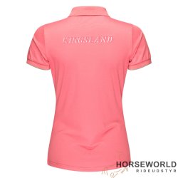 KLcallie Junior Tec Pique Polo Shirt - Pink Chateau Rose