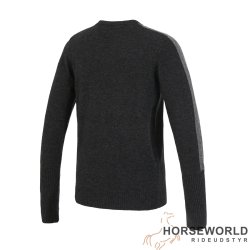 KLfia V-Hals Strik - Charcoal Melange