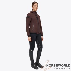 CT Jersey/Velvet Hooded Softshell Jakke - Dark Chocolate