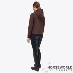 CT Jersey/Velvet Hooded Softshell Jakke - Dark Chocolate