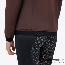 CT Jersey/Velvet Hooded Softshell Jakke - Dark Chocolate