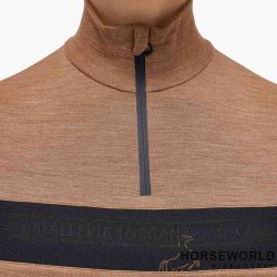 CT Tech Uld Half Zip Trningstrje - Toffee Brown