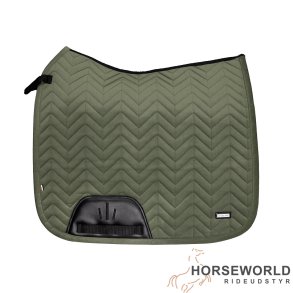 KL Vigga Velvet Dressur Underlag - Green Beetle