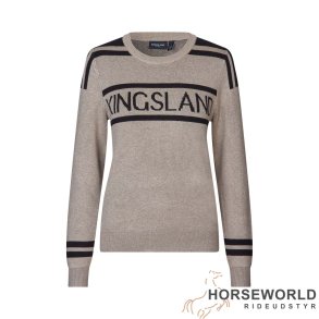 KL Nancy Strik Pullover - Beige Melange