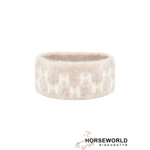 HST Gera Beanie Pandebnd - Light Brown Melange