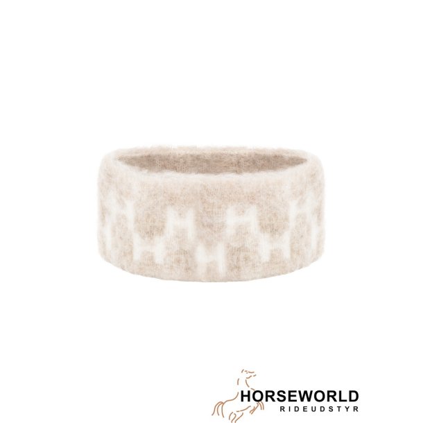 HST Gera Beanie Pandebnd - Light Brown Melange