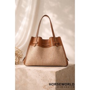 Pourchet Paris Blossom Braided Large Taske - Gold