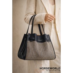 Pourchet Paris Blossom Braided Large Taske - Navy