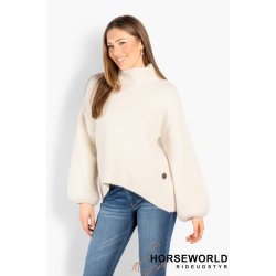 H�ST FAM Short Sweater - White Alyssum