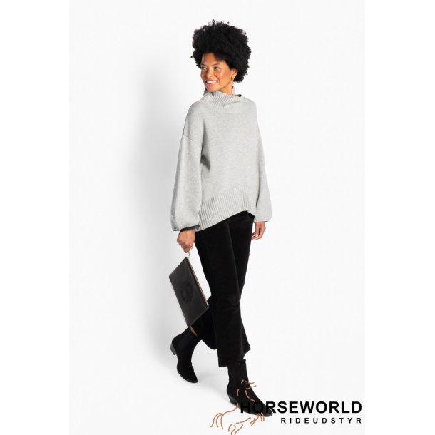 H�ST Gianna Sweater - Grey Melange