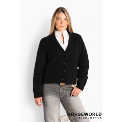 H�ST Pernille Short Cardigan - Jet Black