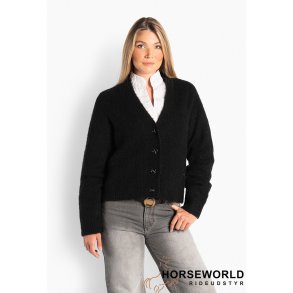 H�ST Pernille Short Cardigan - Jet Black