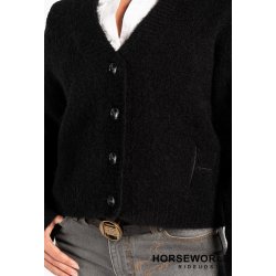H�ST Pernille Short Cardigan - Jet Black