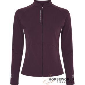 Catago Tabita Zip Cardigan - Plum Perfect