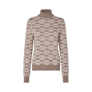 KLAnnabella Ladies Knitted Rollneck - Dove Melange