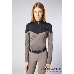 Vestrum Modane Trningsbluse - Hazelnut/Sort