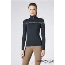 Vestrum Iselle Hi-Tech Zip LS Bluse - Navy