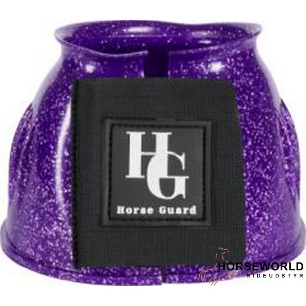 HG Gummiklokker Med Glimmer - Lilla