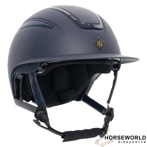 Imperial Riding Olania Deluxe Ridehjelm m. Bredt Visor - Navy