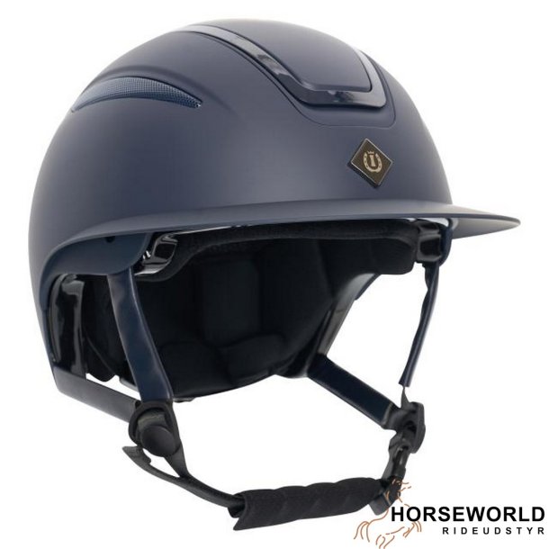 Imperial Riding Olania Deluxe Ridehjelm m. Bredt Visor - Navy