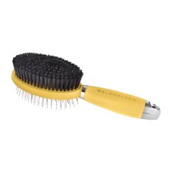 Dobbelt Man- og Halebrste m. Gel hndtag - Flere Farver