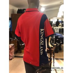 Brunswick Mens Tec Pique Polo - Red Hibiscus