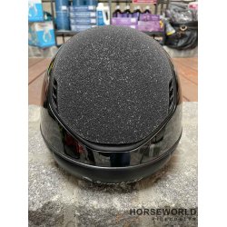 Samshield 2.0 Miss Shield Ridehjelm Glossy Crystal Fabric - Sort/Summer Nights/Matt Black