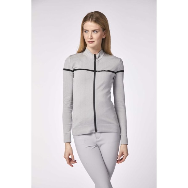 Vestrum Flores Hi-Tech Bluse - Pearl Grey