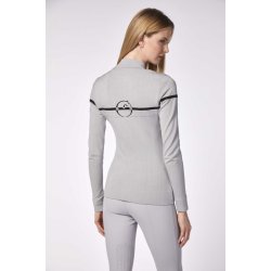 Vestrum Flores Hi-Tech Bluse - Pearl Grey