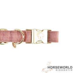 Kentucky Velvet Hundehalsbnd - Old Rose