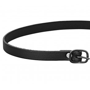 Sprenger Sporeremme Lder - Sort m. Sort Spnde