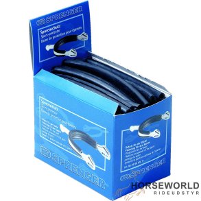 Sprenger Gummi Sporebeskytter 2 stk. - Sort