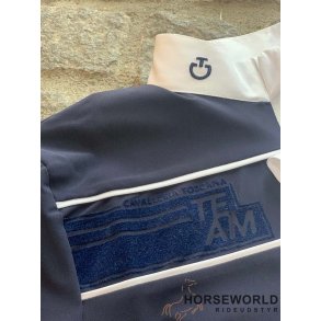 CT Daytona S/S Zip Polo - Navy