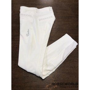 Equiline Pantalone Brne Ridebukser Full Grip - Hvid