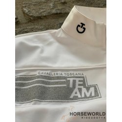 CT Daytona S/S Zip Polo - Hvid