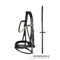 HG Cryll Trense m. Aachner Nsebnd - Sort