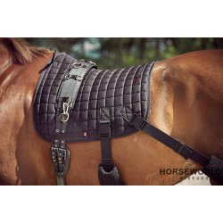 Catago Fir-Tech Longe Underlag m. elastik - Sort