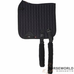 Catago Fir-Tech Longe Underlag m. elastik - Sort