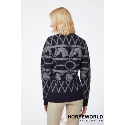 Vestrum Ansan Turtle Neck Strik - Navy/Grigio 