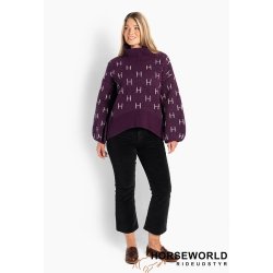 H�ST FAM Short Sweater - Potent Purple