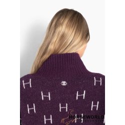 H�ST FAM Short Sweater - Potent Purple