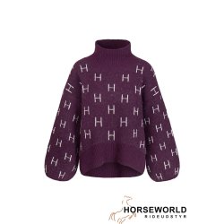 H�ST FAM Short Sweater - Potent Purple