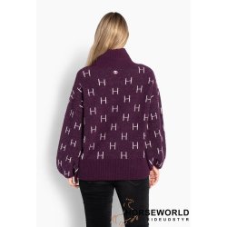 H�ST FAM Short Sweater - Potent Purple