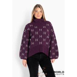 H�ST FAM Short Sweater - Potent Purple