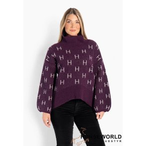 H�ST FAM Short Sweater - Potent Purple