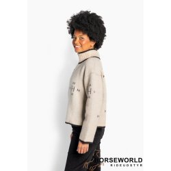 H�ST Iben Zip Tr�je - Light Beige Melange