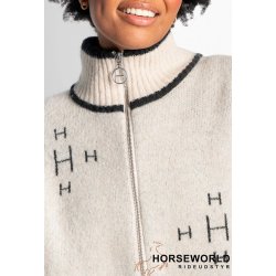 H�ST Iben Zip Tr�je - Light Beige Melange
