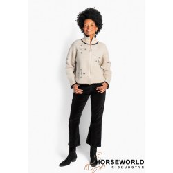 H�ST Iben Zip Tr�je - Light Beige Melange
